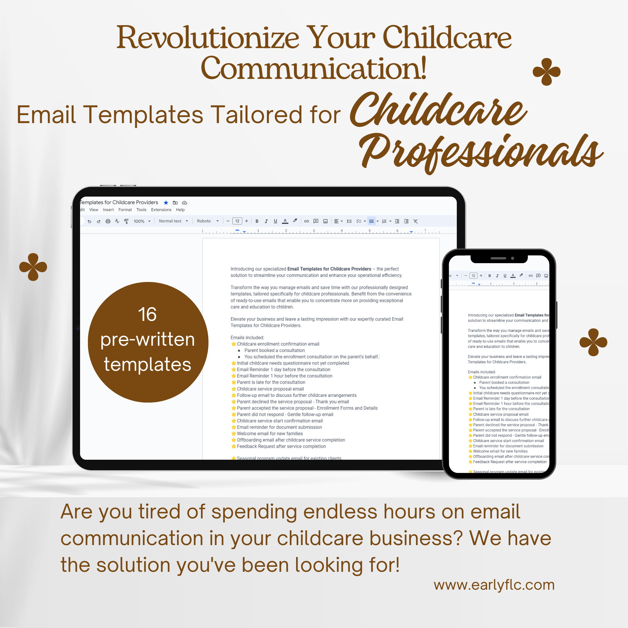 Email Templates for Childcare Providers